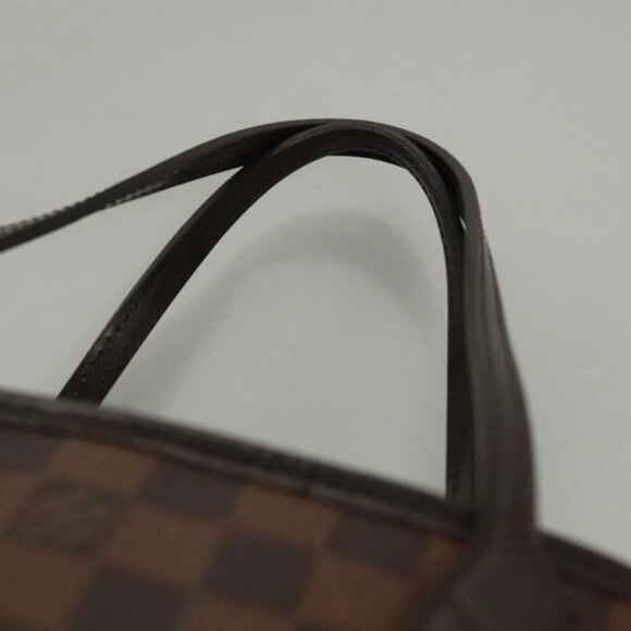LOUIS VUITTON Damier Ebene Neverfull PM Tote Bag N51109 LV Auth 133366 - Picture 9 of 16